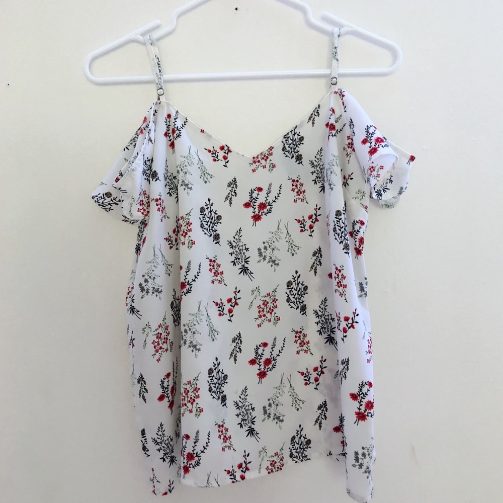 floral tank top blouse